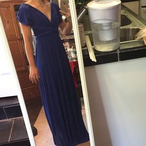 Bridesmaid dress convertible cobalt blue